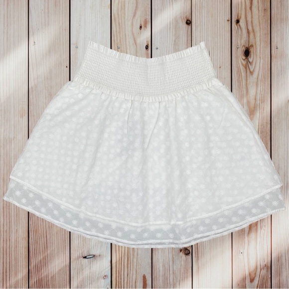Rails Addison Skirt White Embroidered Daisies Size XL NWT - Picture 9 of 16